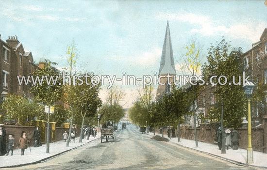 Brondesbury Road, Kilburn, London. c.1906